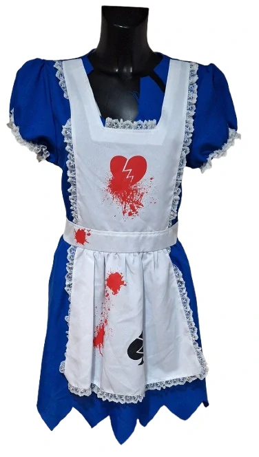 Maškarní kostým Alenka v říši divů hororová verze ph5533