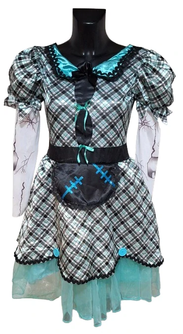 Dámský maškarní kostým zombie panenka ph5536