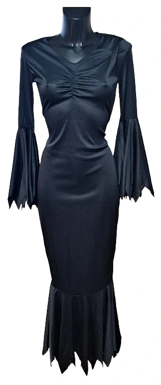 Karnevalový kostým Morticia Addams ph5653