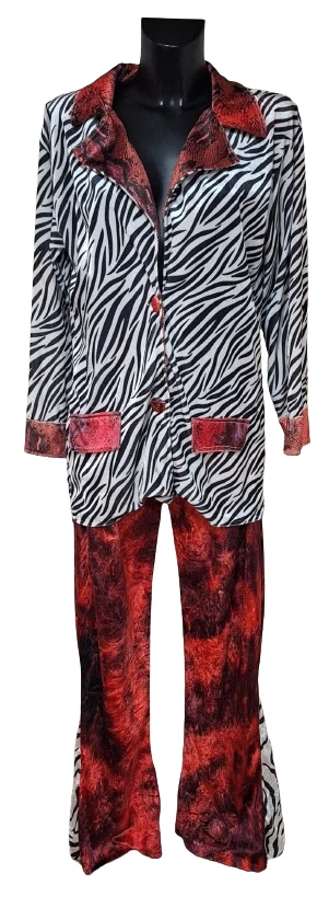 Retro kostým Disco Zebra ph5614