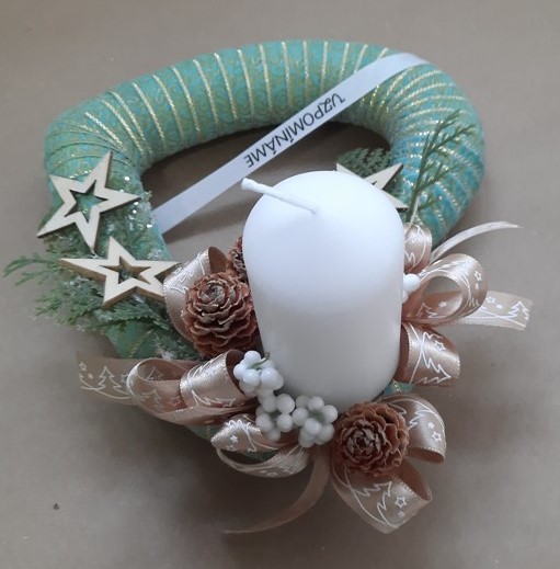 Smuteční vánoční srdíčko ps1997