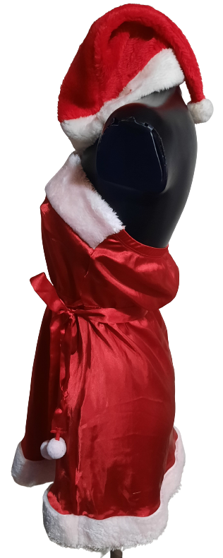 Maska kostým Vánoční šaty ph1651