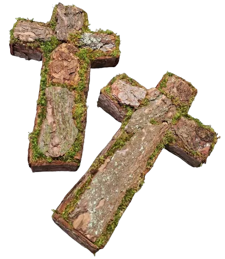Dušičková dekorace kříž ps2753