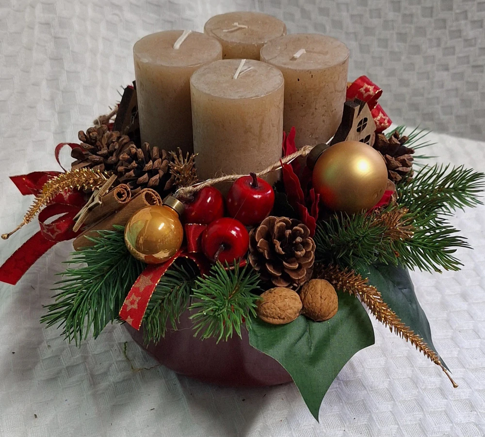 Adventní svícen/ věnec ps3555