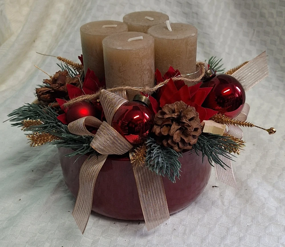 Adventní svícen /věnec ps3556