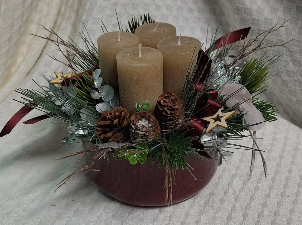 Adventní věnec-svícen ph4980