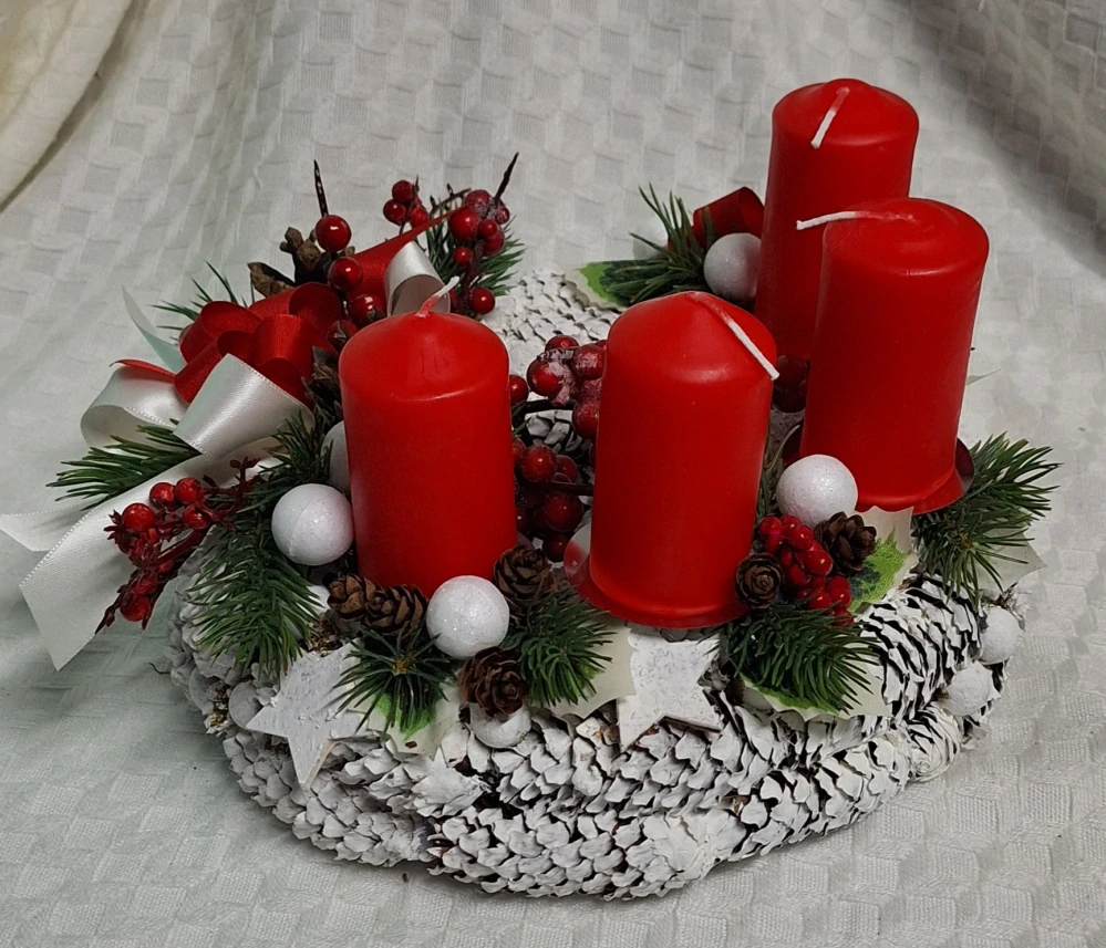 Vánoční adventní věnec ph4982