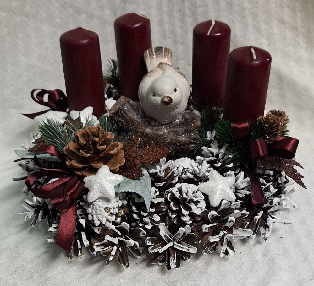 Adventní věnec ptáček ps3657