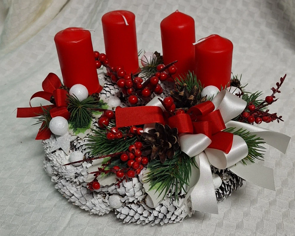 Vánoční adventní věnec ph4982
