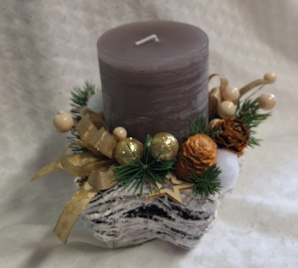 Vánoční svícen hvězda ps3594