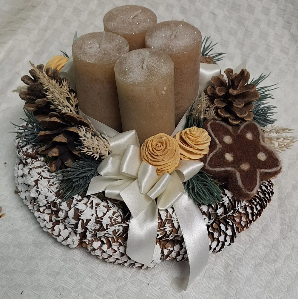 Adventní věnec přírodní ps3510