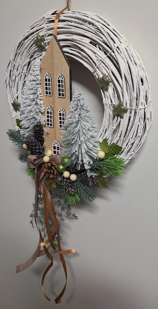 Vánoční věnec na dveře ps3689