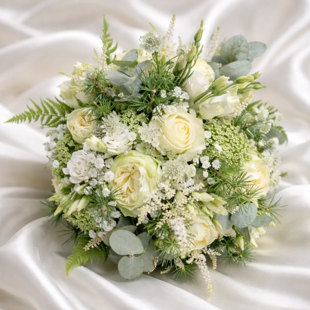 Luxusní svatební kytice na míru – přírodní elegance