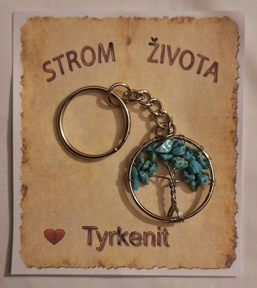 Přívěsek na klíče Strom života – Tyrkenit