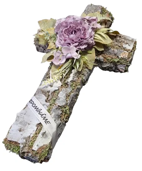 Dekorace na hrob křížek ph2820