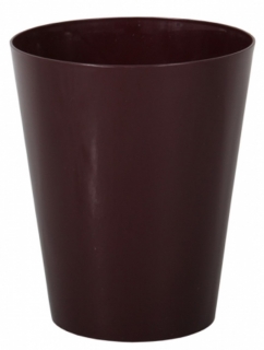 Obal na květník  bordó CLIVO ORCHIDEA plast  lesklý d11x13cm