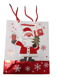 dárková taška Santa stromek