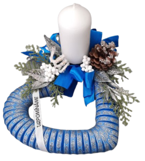 Smuteční vánoční srdíčko ps1930