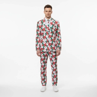 Maska kostým Santa oblek ph297
