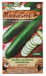 Okurka salátová skleníková Saturn F1 – semena MoravoSeed