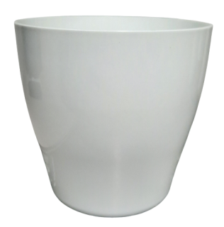 Obal VASO bílý lesklý 25 cm ph1522