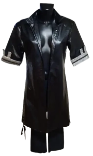 Maska kostým Koženkový plášť ph2690