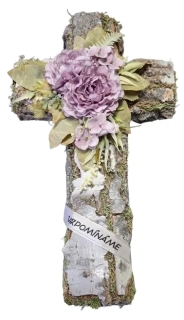 Dekorace na hrob křížek ph2820