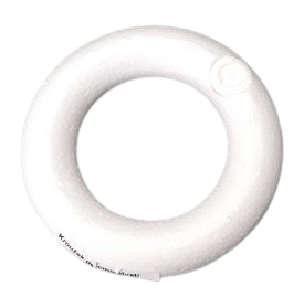 Kruh aranžovací polystyrenový d 8,5 cm