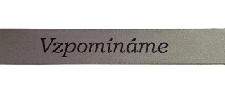Stuha vzpomínáme šedá