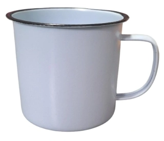 Hrnek plecháček modrý