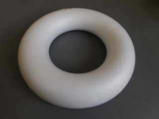 Kruh aranžovací polystyrenový d 24 cm