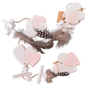 Jarní dekorace srdce ps3117