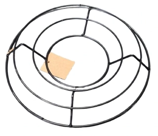 Věnec korpus černý kov