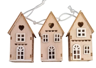 Chaloupky dřevo přírodní ps3182