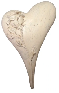 Srdce keramika 15 cm