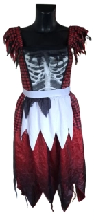 Maska kostým Zombie Karkulka ph4621
