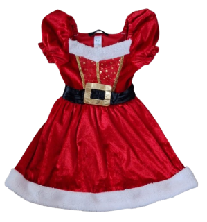 Maska kostým Vánoční šaty ph4706