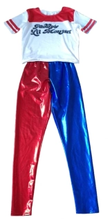 Maska kostým Harley Quenn ph4714