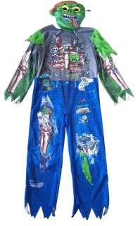 Maska kostým Zombie hráč ph4721