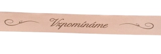 Stuha vzpomínáme béžová ph4780