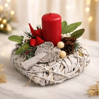 Vánoční svícen na hrob ph4866