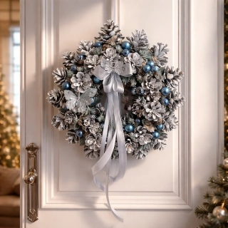 Vánoční věnec na dveře ps3568