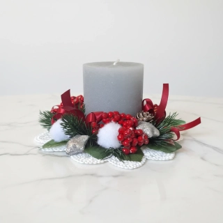 Vánoční svícen malý ps3593