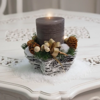 Vánoční svícen hvězda ps3594