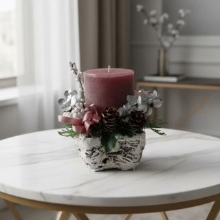 Vánoční svícen hvězdička ps3598