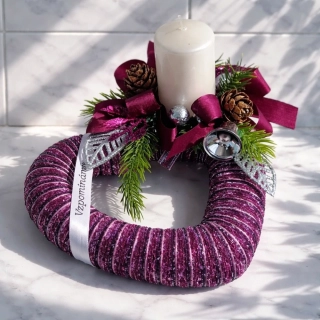 Vánoční srdíčko vzpomínáme ps3597