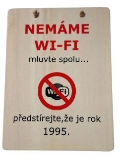 Dárková dřevěná cedulka ps3640