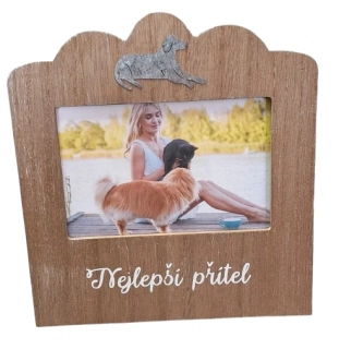 Dřevěný fotorámeček Nejlepší přítel ph5216