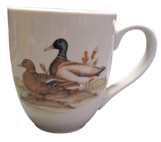 Porcelánový hrnek s kachnami 1L ph5226