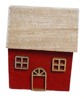 Dřevěný dekorační domeček ph5259